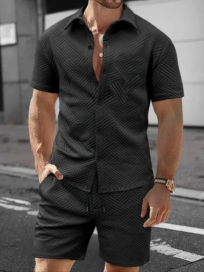 [BUY 1 GET 1 FREE] Lisbon Premium Shirt & Shorts Set - Kolazi
